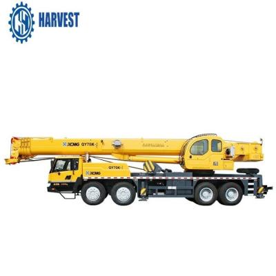 China Achsen 70 Ton Hydraulic Boom Truck der 7.3m Spannen-59.5m Hubhöhe-QY70K-I 4 zu verkaufen