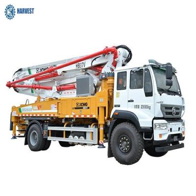 China  4x2 37m HB37V 5 Section Productivity 120m3/H Concrete Pump Truck for sale