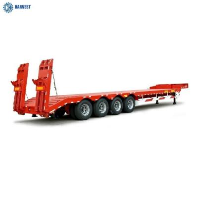 Chine Remorque de Max Payload 80 Ton Lowbed Heavy Duty Semi d'axes du poids 10000kg 4 à vendre