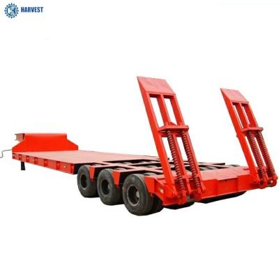 Chine ligne 6 remorque résistante de Lowbed 3 de récolte de 100ton 120ton d'axes semi à vendre