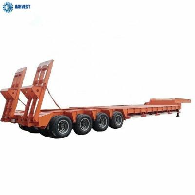 Chine 4 lignes 8 tonne 120 Ton Heavy Duty Semi Trailer de la tonne 100 de Lowbed 80 d'axes à vendre