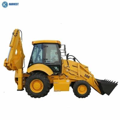 China Backhoe de 2.5 toneladas da máquina 0.3m3 do carregador do Backhoe do motor SAM388 de 4WD 102HP para Kenya à venda