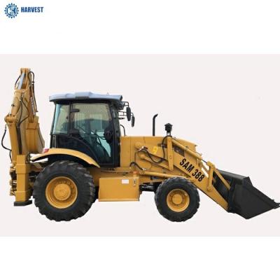 China 2,5 drehte Ton Bucket Dumping Height 2742mm 4WD SAM388 Baggerlader zu verkaufen