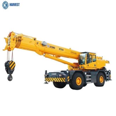 China CUMMINS Engine Base Boom 10.3m 50 Ton RT50 Boom Truck Crane for sale