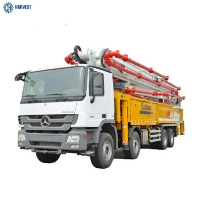 China 8x4 170m3/H Productivity  HB62K 62m Concrete Pump Truck With Benz Chassis for sale