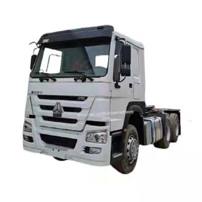 China cabeça do trator da mão de 375hp SINOTRUK HOWO segundo usada para transportar bens em África à venda