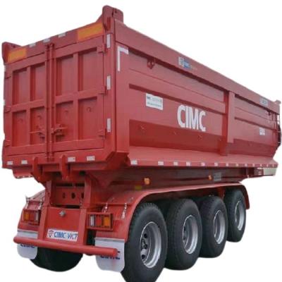 China CIMC Art 56cbm 85ton Tipper Semi Trailer 4 Achsen-U zu verkaufen