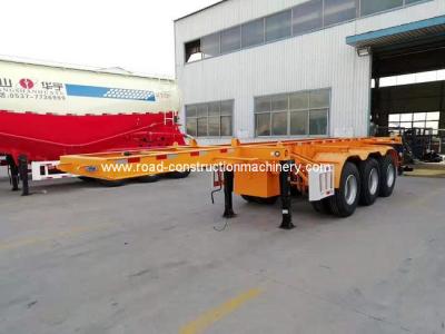 China 3 dos eixos 20ft do esqueleto carga útil 45 Ton For Container do reboque semi à venda