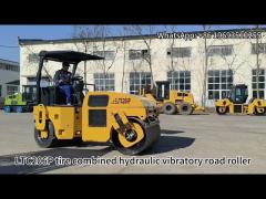 6 Ton Tire Combined Vibratory Road Roller LTC206P Hydraulic Drive 36.8kw