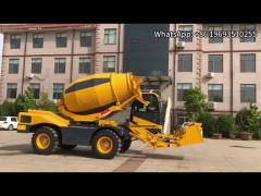 Output 3m3 Self Loading Mixer HK3.0 Front Steering Chinese Brand For Sale