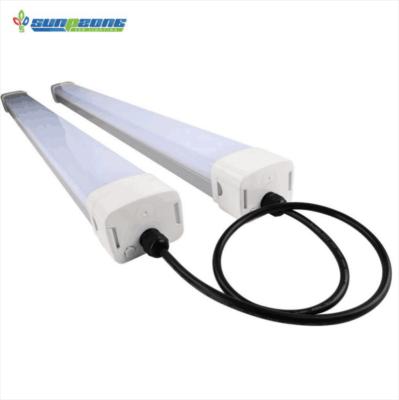 China Aluminum+PC 4ft led light water proof ceiling tube vapour-tight fitting tri-proof light for sale