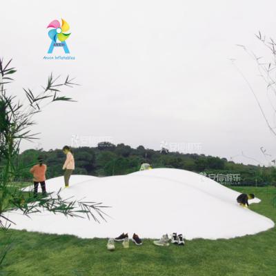 China Amusement Park Comfortable Inflatable Jumping Pillow Bouncing Cloud for sale