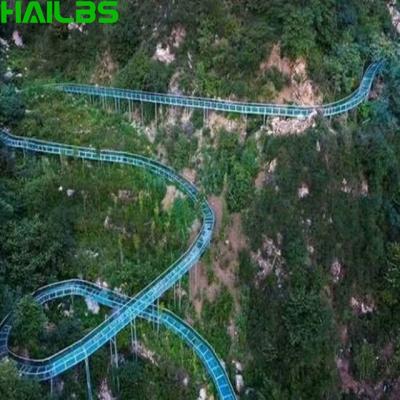 China Water Park Fiberglass Water Slide / Skyslide Safe Ride L.A. Skyslide for sale