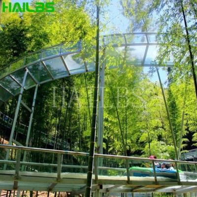 China Safe exterior transparencies see glass Skyslide opens for sale