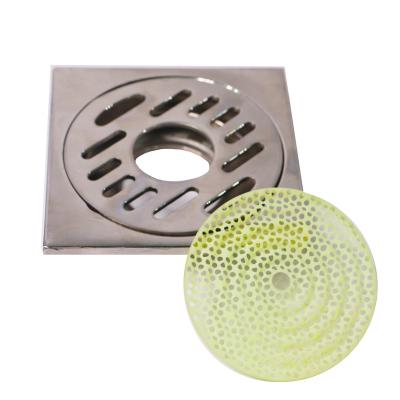 China Modern Design Top Custom Wholesale Shower Floor Drain Brass Plastic Hair Filter for sale