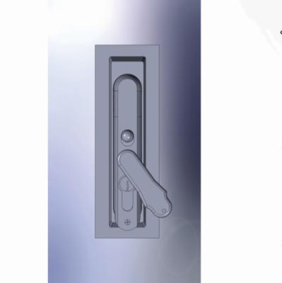 China Stainless Steel Porcelain Cabinet Door Swing Handle Lock for sale