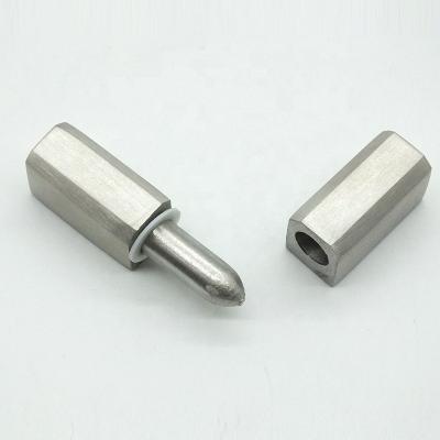 China Modern Weld On Stainless Steel Concealed Indent Pin Hinge Bullet Hinge for sale