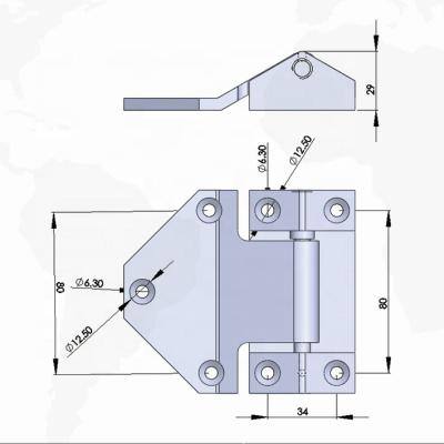 China Modern Heavy Duty Stainless Steel Door Hinge for sale