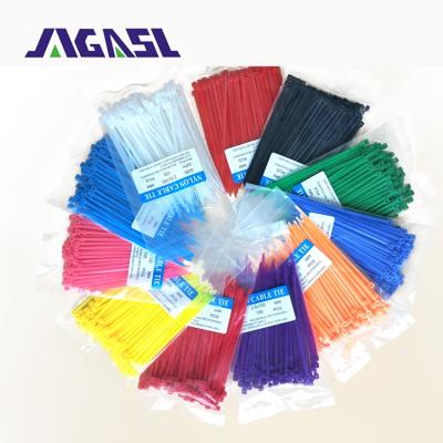 China Good quality self-locking custom colored 66 wire black self-locking plastic nylon cable tie for sale