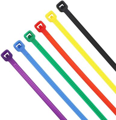 China High Quality Varicolored Flexible Plastic Cable Ties 4*180 Mm Cable Wire Zip Ties for sale