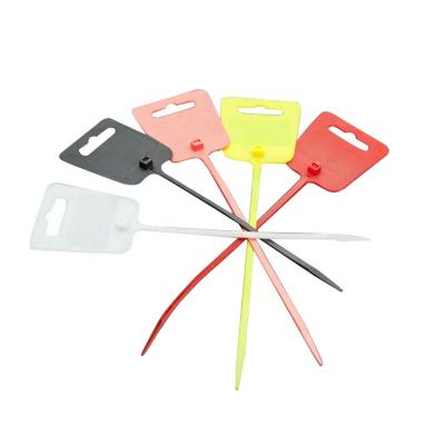 China New top selling plastic self-locking type made from 66 cable nylon zip tie tag tie for sale