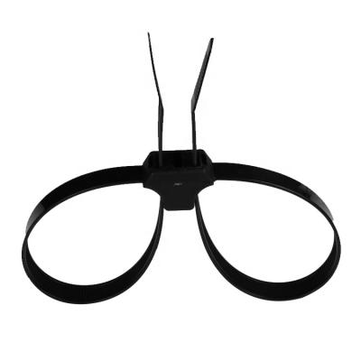 China Jagasl Black Double Buckle Hot Selling Nylon Self Locking Cable Ties Self Locking Cable Tie for sale