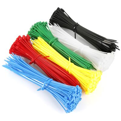 China Cold-resistant 4*300 mm eco-friendly plastic cable ties roll 66 nylon self-locking cable ties zip ties for sale