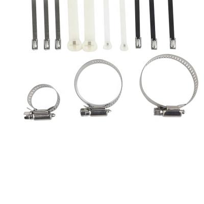 China Hot Selling Cheap Custom Stainless Steel Ss304 Stainless Steel China Self Locking Cable Ties for sale