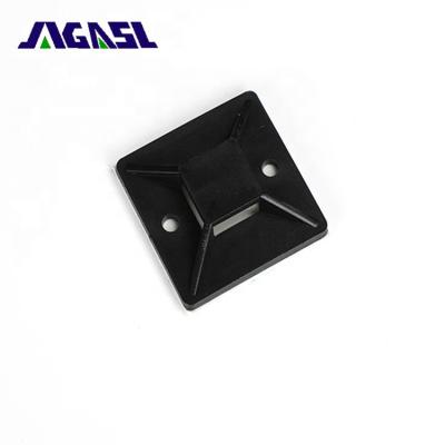 China Cheap Custom Cable Ties Fixing Cable Tie Holder Hot Selling Plastic Repair Adhesive Base for sale