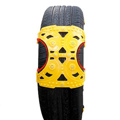 China High tension pp winter snow chain tire anti-slip belt easy winter truck car installation composite material peak safe prevent slippage for sale