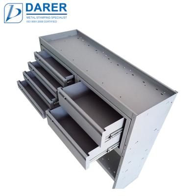 China VAN Shelving Van Safety Partition, VAN Shelving bulkhead/divider with 10 inch opening at floor level 45