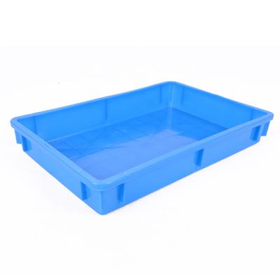 China Solid Plastic Box Crates Chinese Factory Large Vegetable Crate Folding Box for sale