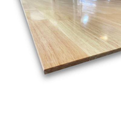 China Modern Finger Joint Board Rubber Wood For Furniture Thai Rubber Solid Wood AA Grade Good Quality UV Coating Tabletop Customized Plank for sale