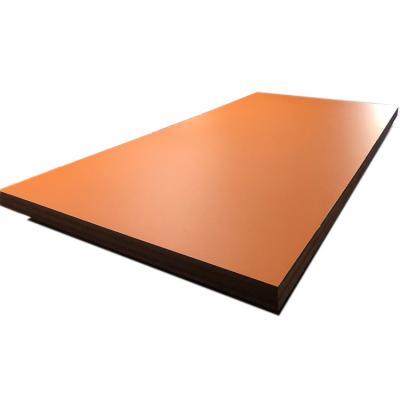 China Moisture-Proof 12mm Leather Lines Pattern Medium Density Fibreboard MDF Melamine Board Sheet for sale