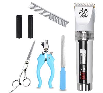 China Rechargeable Small Animal Grooming Kit for Cat Hair Cutter Machine USB Rechargeable Lion Battery Clipper Pet Household Dog Pet for sale