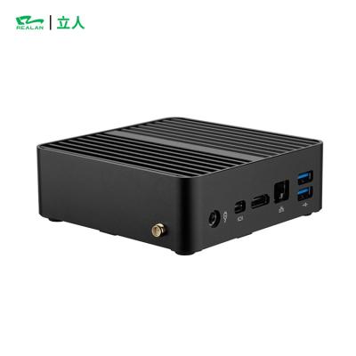 China Realan V9 Core i3 i5 i7 Industrial Mini PC Linux PC Box Embedded Computer for sale