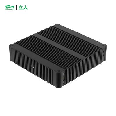 China Mini industrial compact PC fanless computer j1900 with custom I/Os for sale