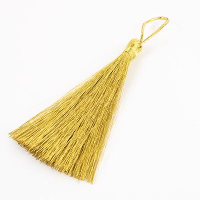 China Popular Custom Retro Style 13cm Gold And Silver Tassels DIY Decorated Charm Decorated For Bags for sale