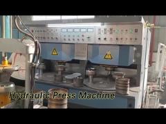 Metal Pot Hydraulic Press Machine Brazing Induction Heating Welding High Efficiency