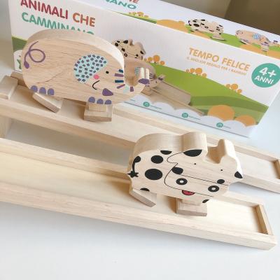 China Children's Toys Cow Educational Cute Elephant Game Balance Game Inertial Animal Walking Walking Toy for sale