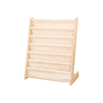 China Eco-friendly Material Children's Display Storage Book Rack Custom Bookshelf Kids Pitch bookself for sale