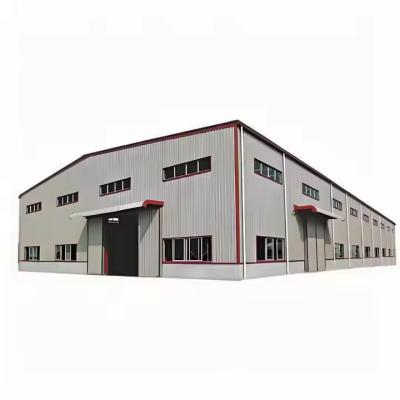 China Industrial Steel Frame Structure Workshop Customized Structural Steel Building Construction for sale