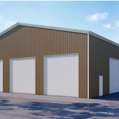 China Hurricane Proof Prefabricated Steel Buildings Easy Installation Steel Shed Workshop for sale