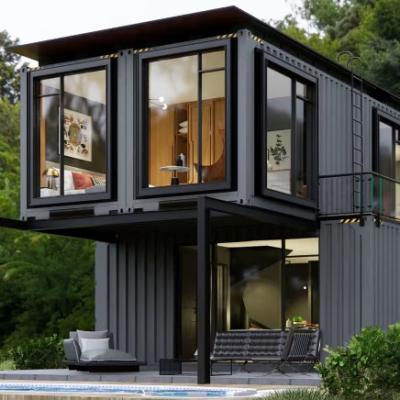 China 40ft 20ft Expandable Container Home , Expanding Container House Prefabricated for sale