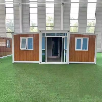 China Wohnzimmer Erweiterbares Prefab Haus Drei Schlafzimmer Container Haus kundenspezifische Farbe zu verkaufen