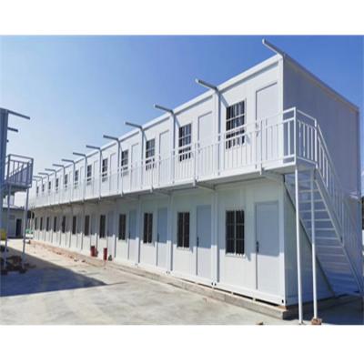 China Stahlkonstruktion Flat Pack Container Homes 20ft 40FT Fertighaus zu verkaufen