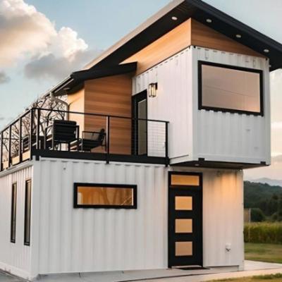 Cina Comodo Container House Espandibile 2 Storie Moderne Case Container in vendita