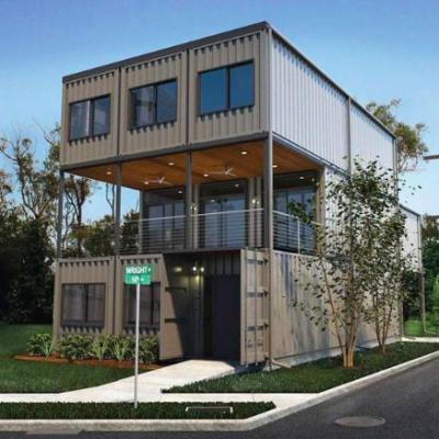 China Casas de contenedores modulares Casa de contenedores de metal prefabricada Instalación rápida en venta