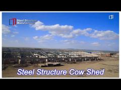 safety steel structure cow shed house agricultural farm steel building