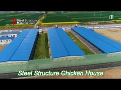 quick assembly lightweight steel frame chicken house weather resistant
